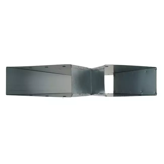 T-stykke 45 grader 220x80 mm - 170x80 mm til kanalføring