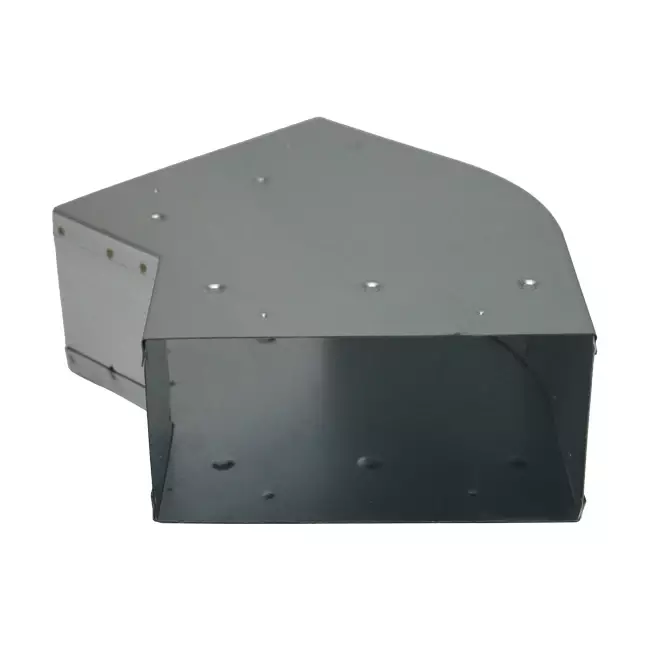 Bøj 45 grader 170x80 mm vandret til kanalføring