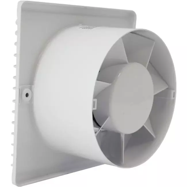 Badeværelsesventilator Ø 100 mm hvid – energy planet 100 PS