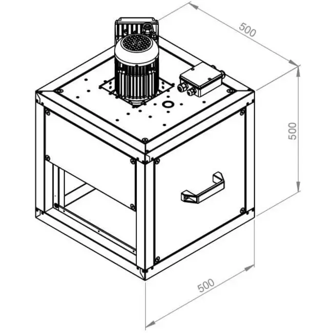 Boksventilatormotor til offline flow - MPC 280 EC TI 30