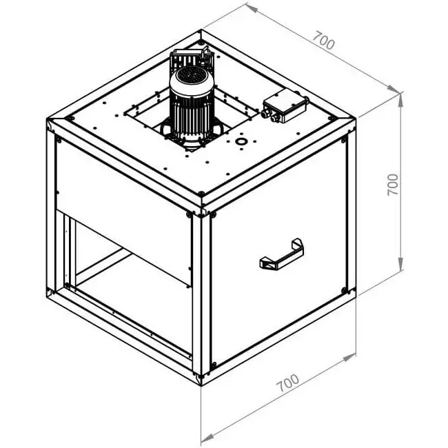 Boksventilatormotor til offline flow - MPC 355 EC TI 30