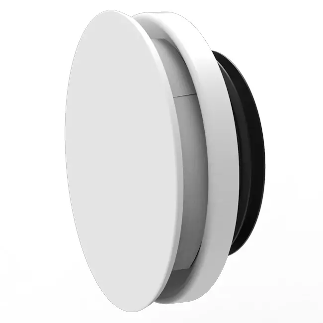 Vent-Axia Uniflexplus RV 100 mm justerbar til- og afløbsventil - hvid