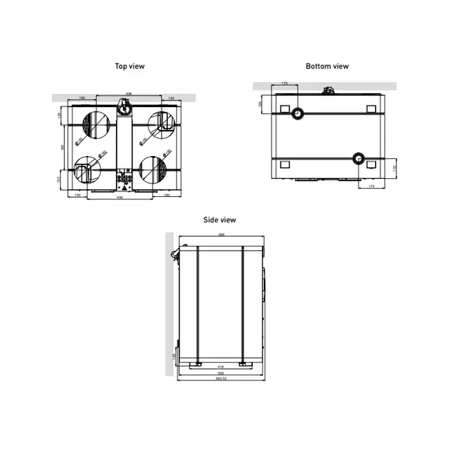 Duco WTW-enhed DucoBox Energy Comfort D400
