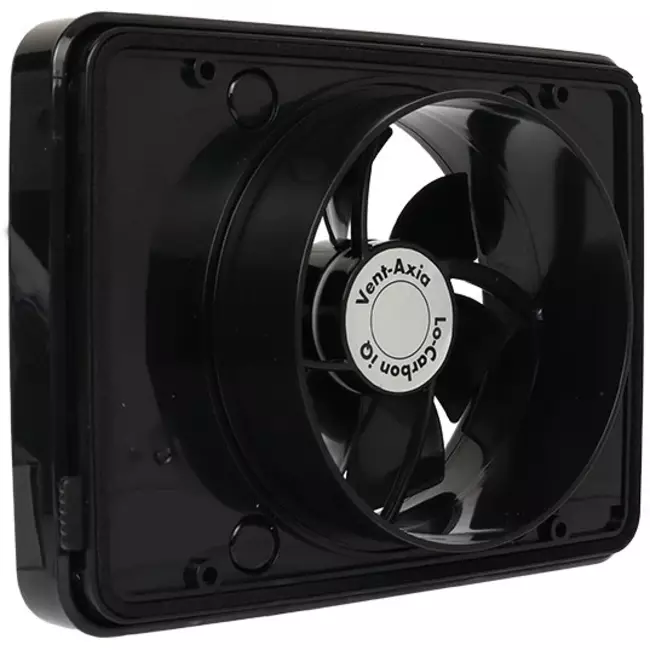 Vent-Axia Lo-Carbon iQ badeværelsesventilator Fresh Intellivent BLACK Ø 100 - 125 mm
