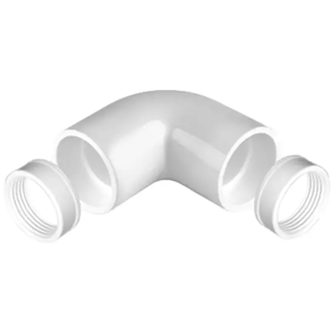 retvinklet tilslutningsmuffe af plast Ø 20 mm