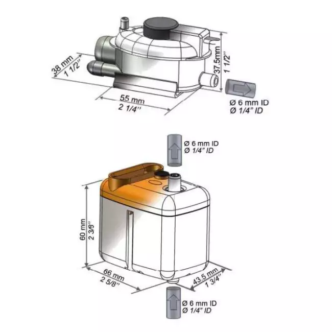 Sauermann Mini kondensvandspumpe 30l/h