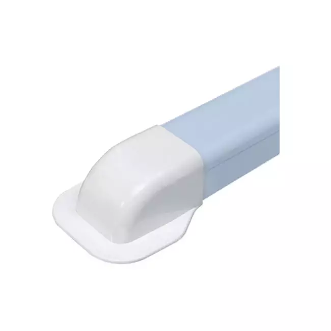Climaplus-airconditionkanal Væghætte 125x75mm RAL 9010 HVID
