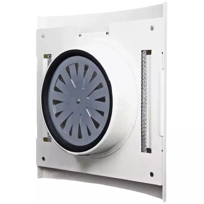 Deluxe ventilationsforsynings- og udsugningsventil med filter Ø 100 mm - Alpha DLD-P100