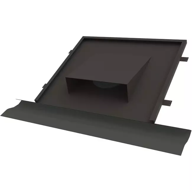 Thermoduct flad vandret tagkanal diameter 160 til skråt tag