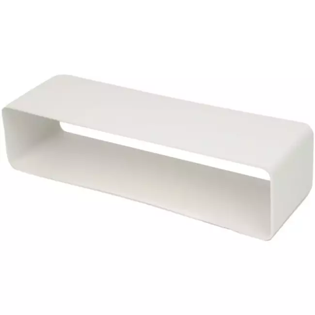 Plastforbindelsesmuffe firkantet 220x90 mm - KSF29