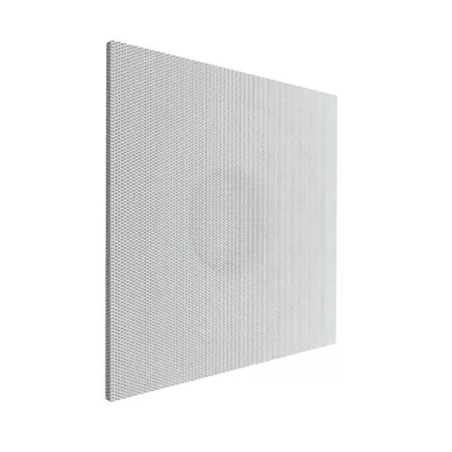 Perforeret 600 x 600 loftdiffusor til udsugning - uisoleret trykfordelingsboks med 125 mm tilslutning på siden - blandet farve RAL 9010