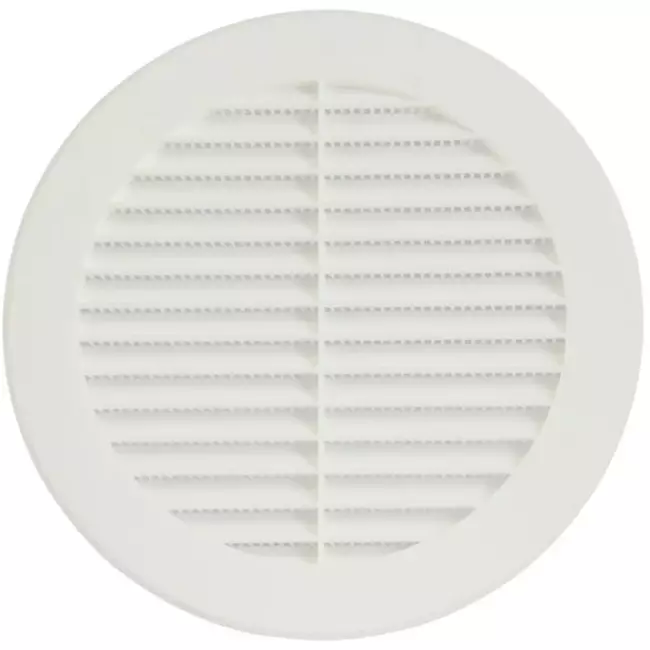 Ventilationsbladsgitter diameter: 150 mm hvid - VR150