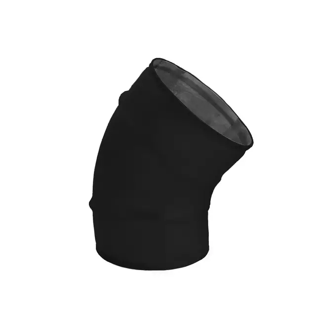 Spiro-bøjning 180 mm 45 grader (sendz. zinkbelagt) RAL9005