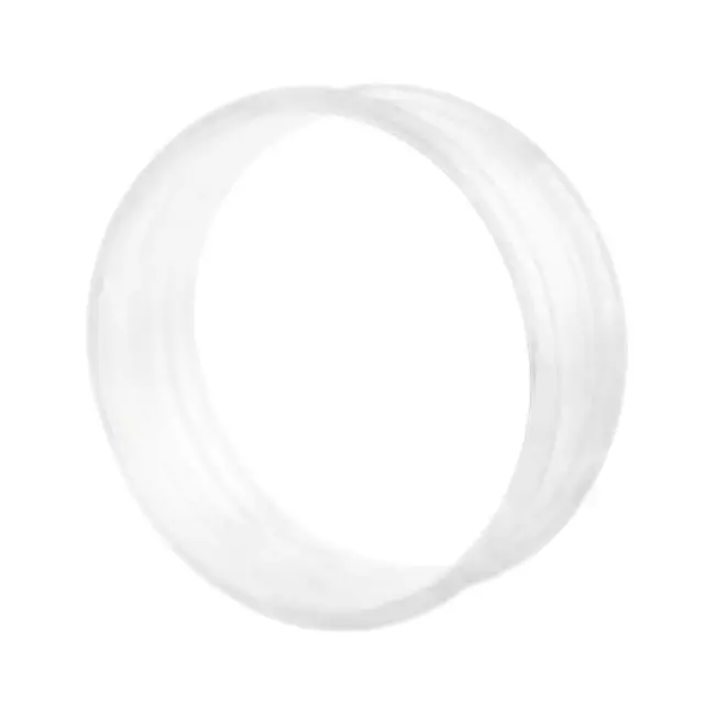 Spiro-forbindelsesstykke til rør 125 mm (sendz. galvaniseret) RAL9010