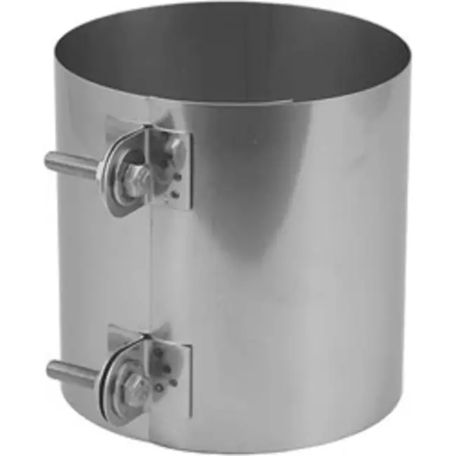 Tilslutningsdæks diameter 130 mm I316L (D0.5)
