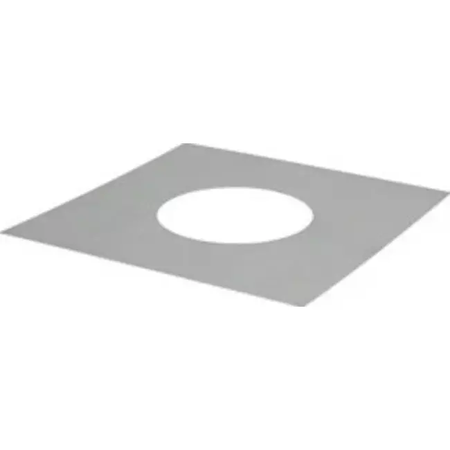 Dækplade diameter 600 mm firkantet I304 (D0.6)