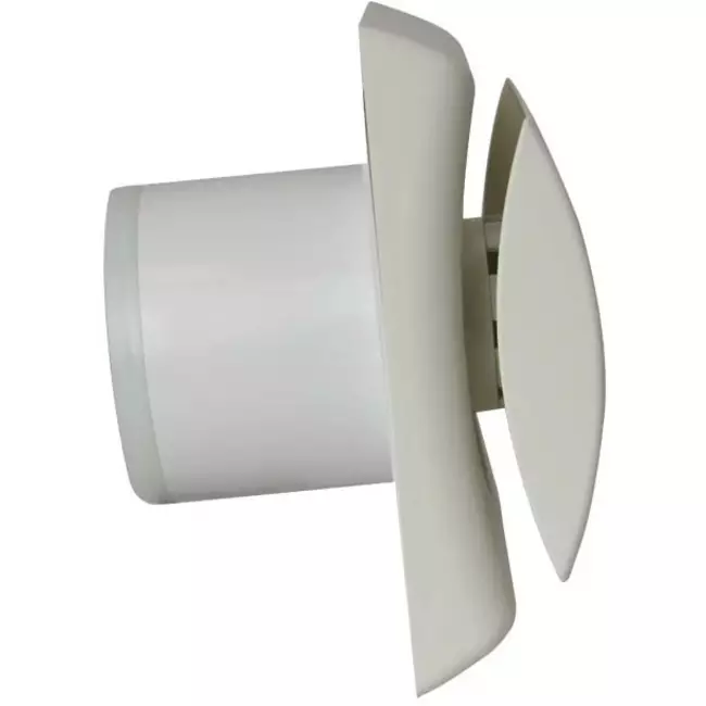 Itho Daalderop badeværelsesudsugning Ø 100 mm – hvid med timer og fugtsensor BTV-N203 HT