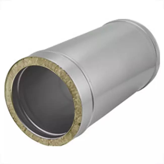 DW-diameter 130 mm (130/180) rør L1000 I316L/I304 (D0,5/0,6)