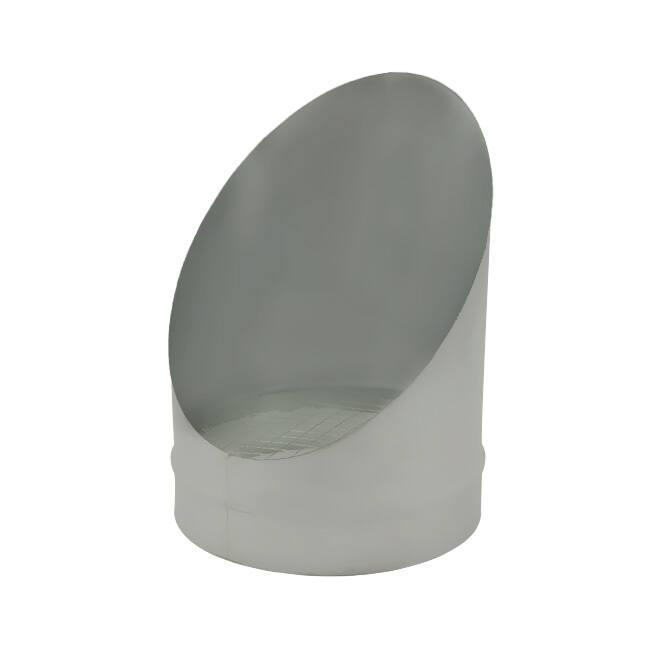Rørdiffusor diameter 200mm 45 grader (Sendz. Verz.) RAL7035