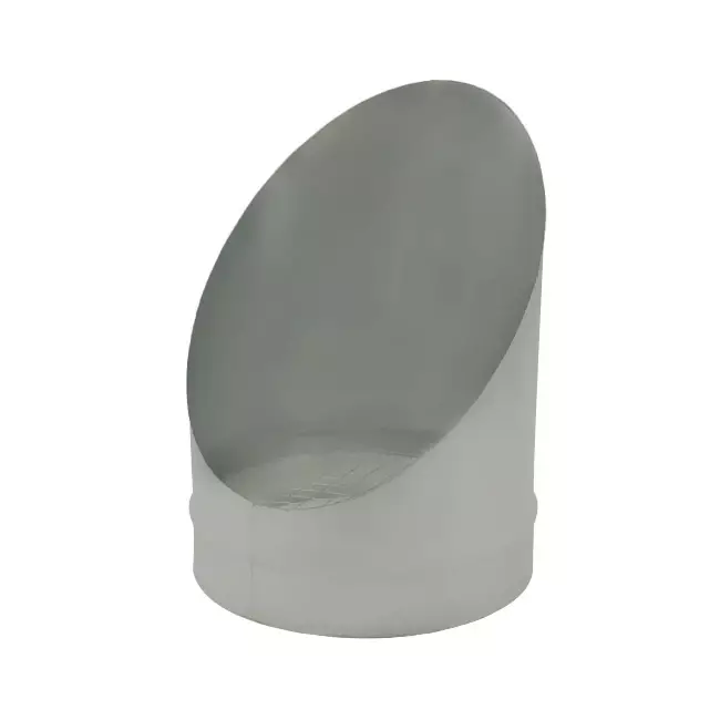 Rørdiffusor diameter 100 mm 45 grader (Sendz. Verz.) RAL7035