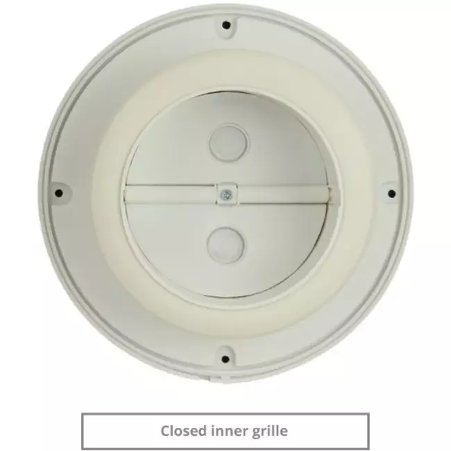 Isoleret facadeventil til naturlig ventilation med diameter 100 mm – SPK2-100