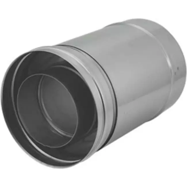 Koncentrisk diameter 130 - 200 mm glidestykke I316L/I304 (D0,5/0,5) (inkl. indvendigt rør af tætningsgummi)