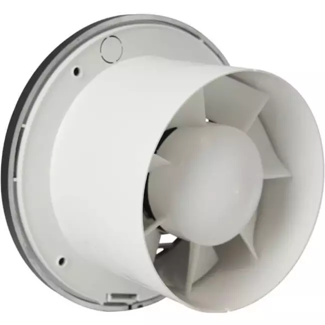Rund badeværelsesventilator Ø 125 mm antracit – basic EA125A