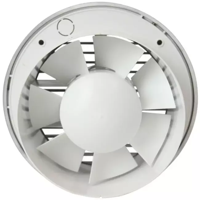 Rund badeværelsesventilator Ø 125 mm antracit – basic EA125A