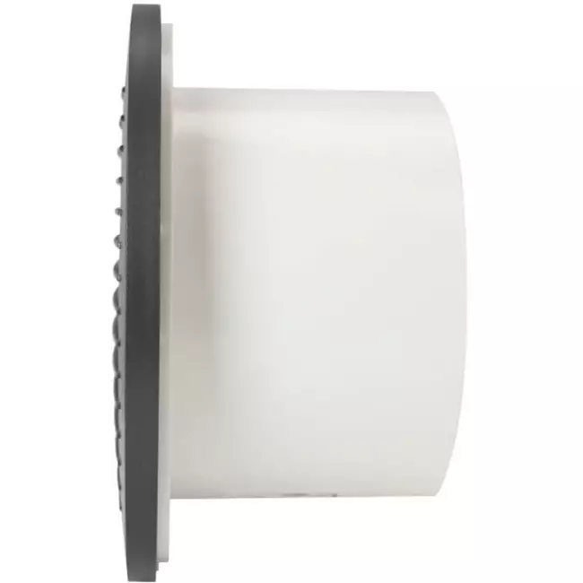 Rund badeværelsesventilator Ø 125 mm antracit – basic EA125A