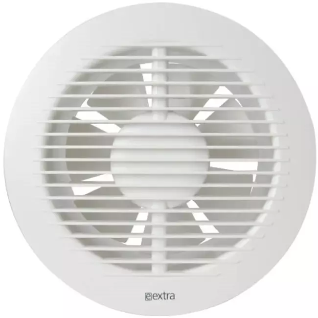 Rund badeværelsesventilator Ø 150 mm hvid – basic EA150
