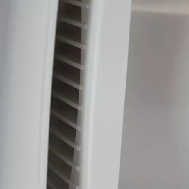 Badeværelsesventilator Ø 100 mm hvid med timer – Design EET100T