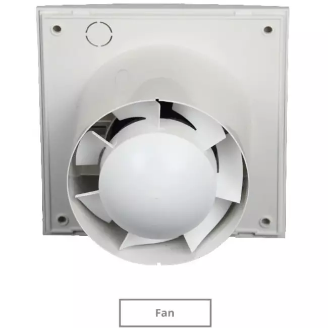 Europlast decentral varmegenvindingsenhed 150 mm med kontakt