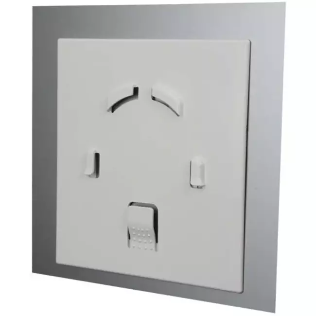 Gitter 15x15 cm med farvet glasfront i satinguld
