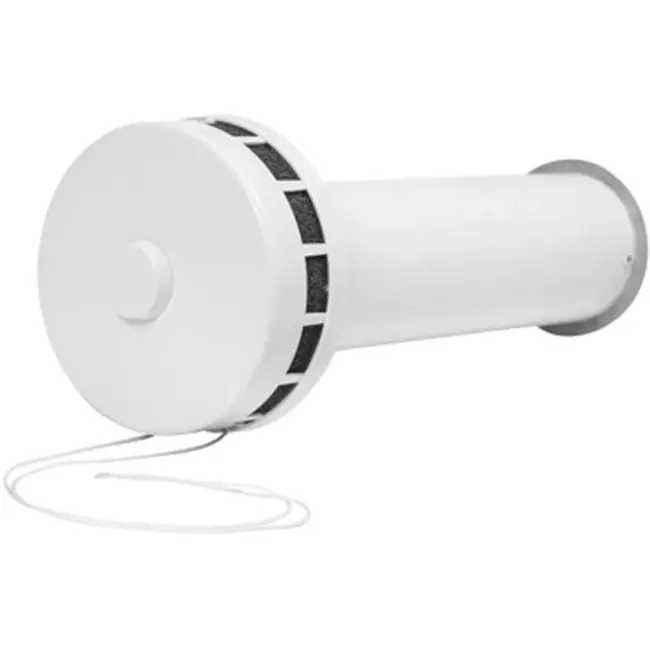 Isoleret facadeventil til naturlig ventilation med diameter 100 mm – SPK2-100
