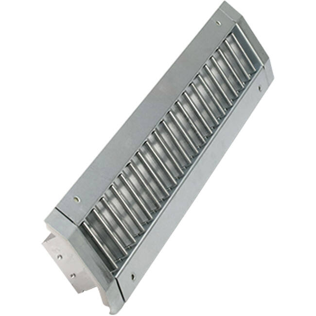 Dobbelt justerbart kanalgitter 825x225 mm til kanal 630 til 1400 mm - DGS-DB825x225