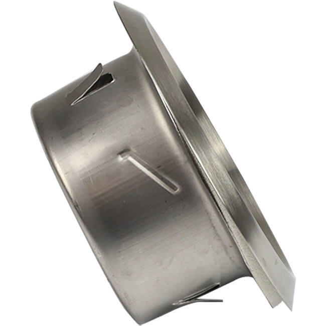 Ventilationsventil i rustfrit stål 125 mm udsugning og indblæsning med friktionsfjedre - DVI-C125
