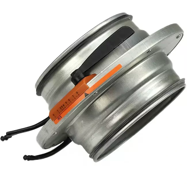 Irisklap 800 mm - Sendzimir-galvaniseret stål - IRIS800