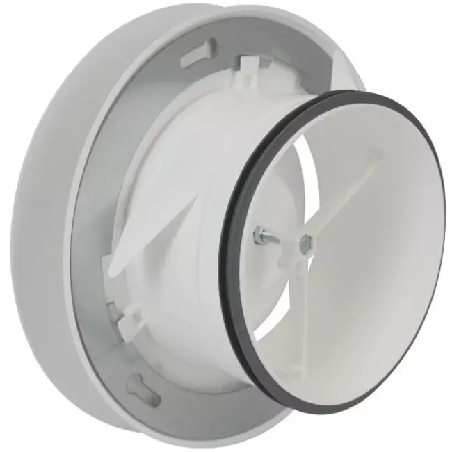 Imaginair RLV Ø 125 mm tilførsels- og udsugningsventil - monteringsfjedre - hvid