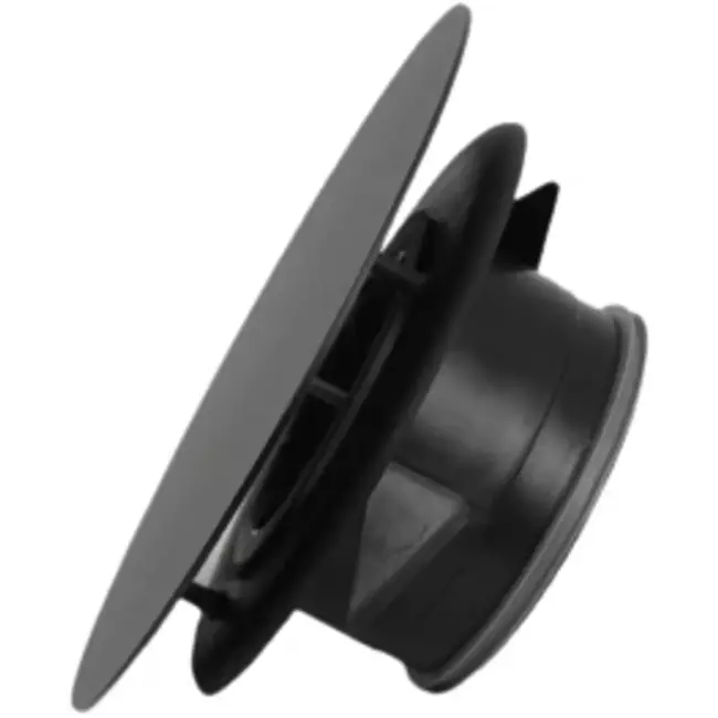 Imaginair RLV stor Ø 125 mm tilførsels- og udsugningsventil - monteringsfjedre - sort