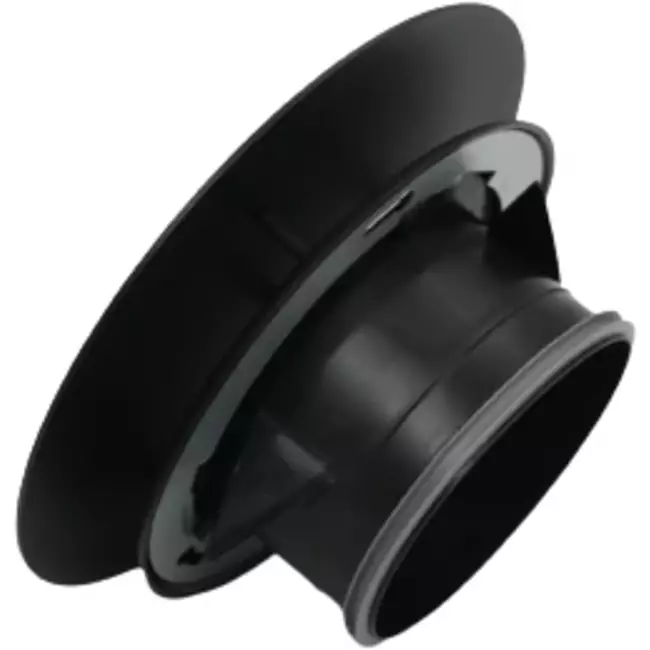 Imaginair RLV stor Ø 125 mm tilførsels- og udsugningsventil - monteringsfjedre - sort