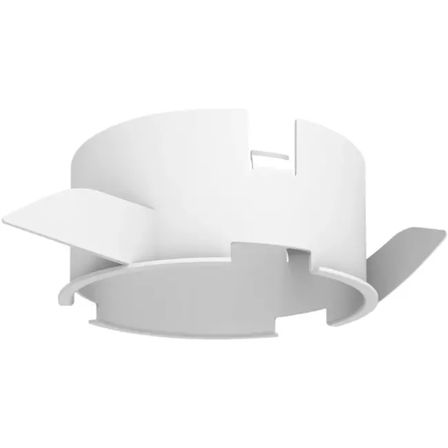 Fastgørelseskrave til Vent-Axia UniflexPlus RV ventil (RVK-krave) - hvid 125mm