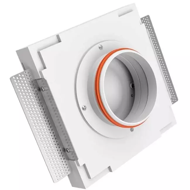 Ergovent rammeløs ventilationsventil firkantet 100 mm