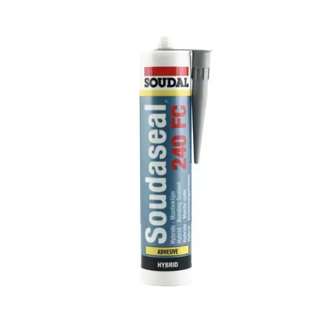 Klæbende fugemasse ms-polymer i grå soudaseal 240fc tube 290ml. (stk.)