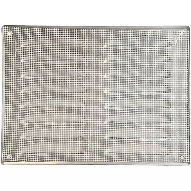 Ventilationsrist i metal, rektangulær 260x190 mm zink – MR2619Zn