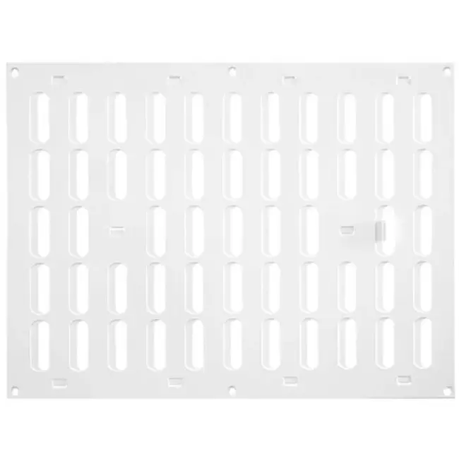 Justerbar lineære diffuser i metal 400x300 hvid - MR4030R
