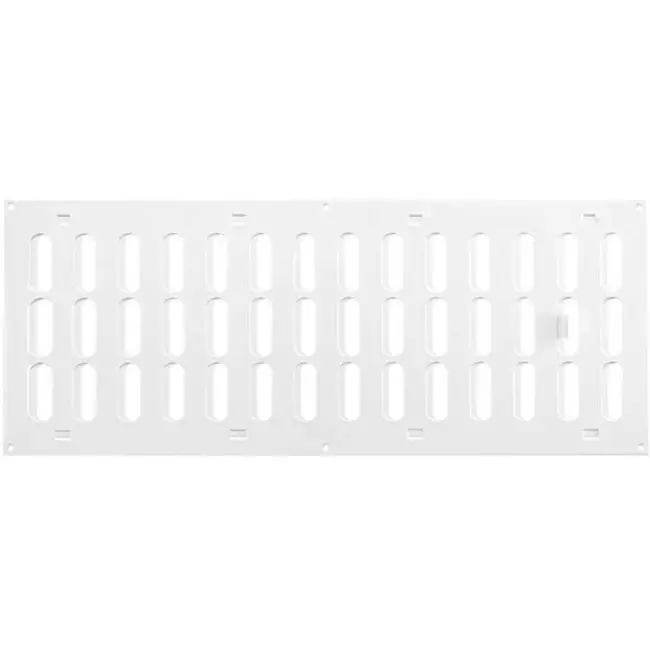 Justerbar lineære diffuser i metal 500x200 hvid - MR5020R