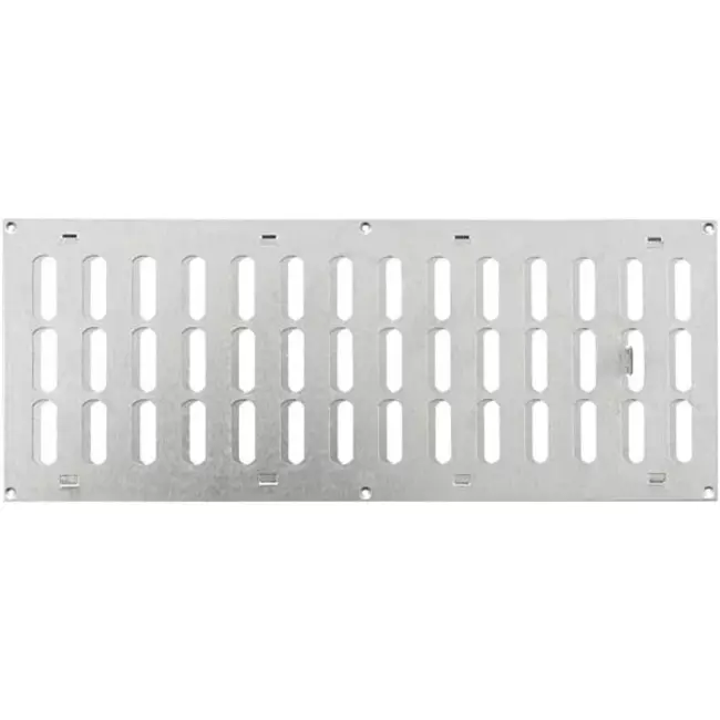 Justerbar lineære diffuser i metal 500x200 galvaniseret – MR5020RZn