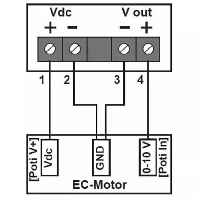 Ruck® 3-trins potentiometer 10 kO - MTP 30