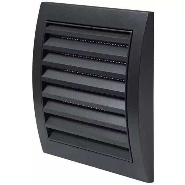 Vægrist 190x190 mm antracit – N12A