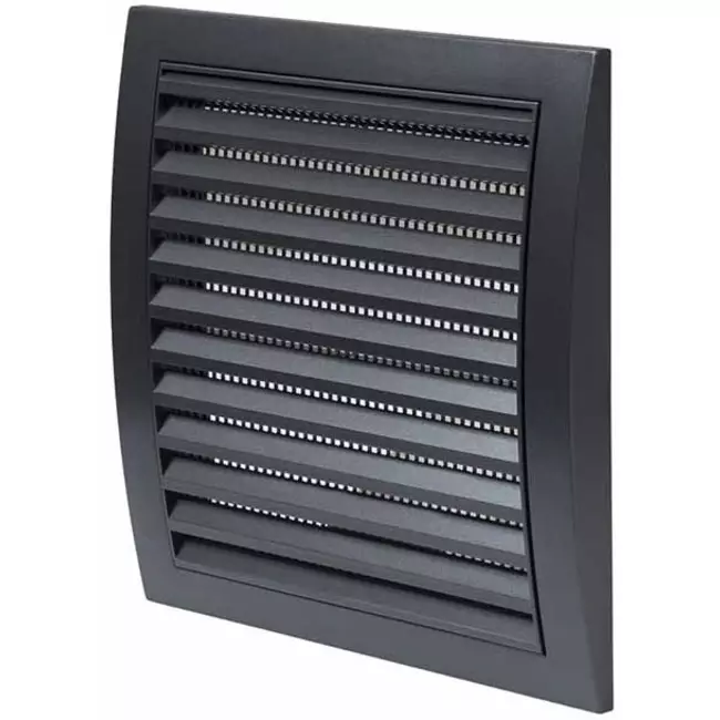 Vægrist 190x190 mm antracit – N12A